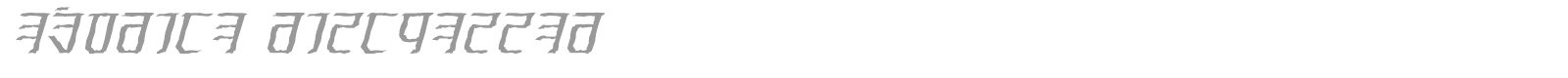 Exodite font preview